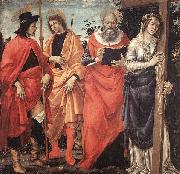 Fra Filippo Lippi Four Saints Altarpiece oil on canvas